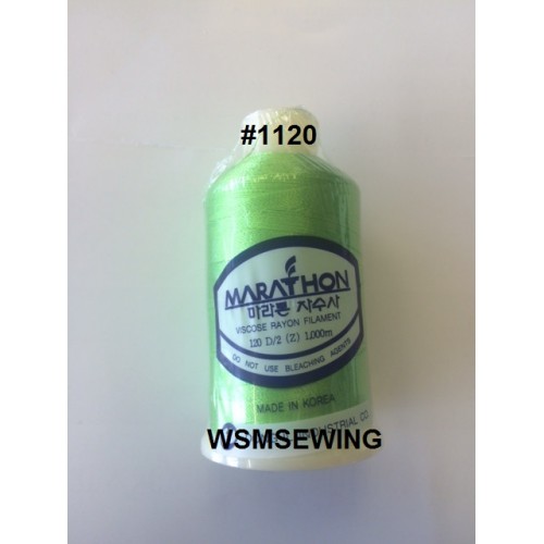 (1120) Lime Green Standard Embroidery Thread